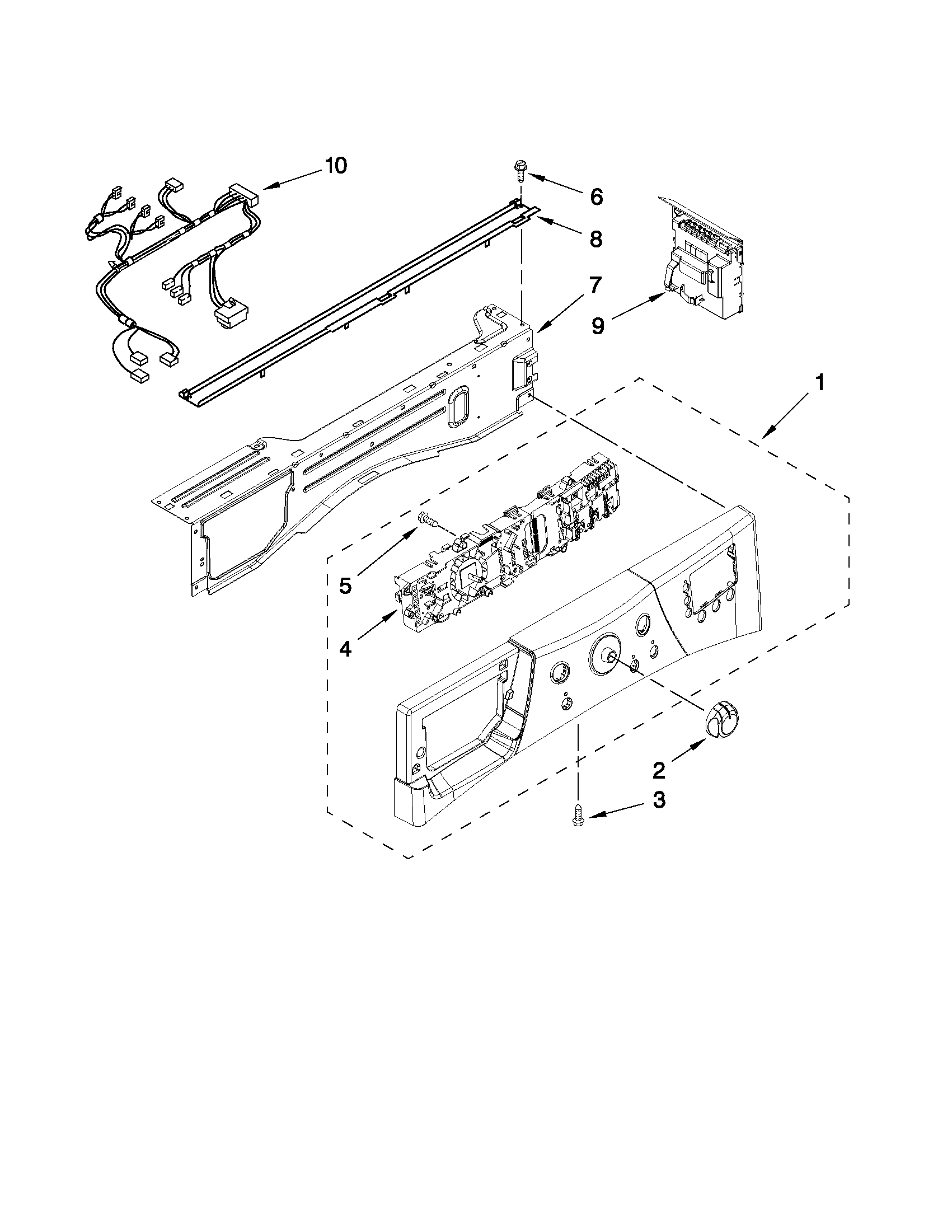 Control panel parts