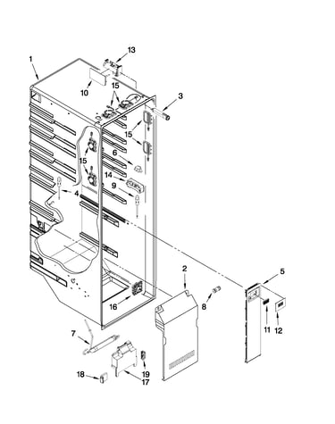 Refrigerator liner parts