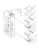 Freezer liner parts