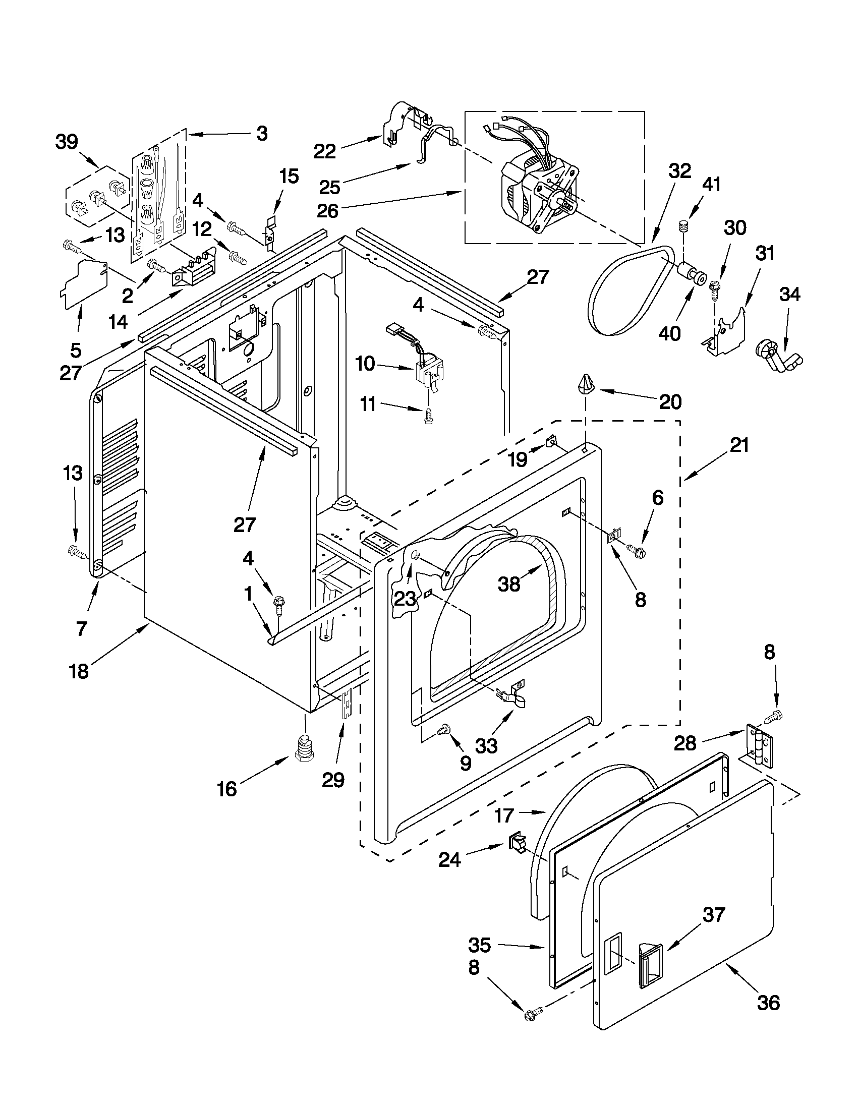Cabinet parts