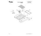 Whirlpool WFG720H0AS0 cooktop parts diagram