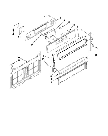 Control panel parts