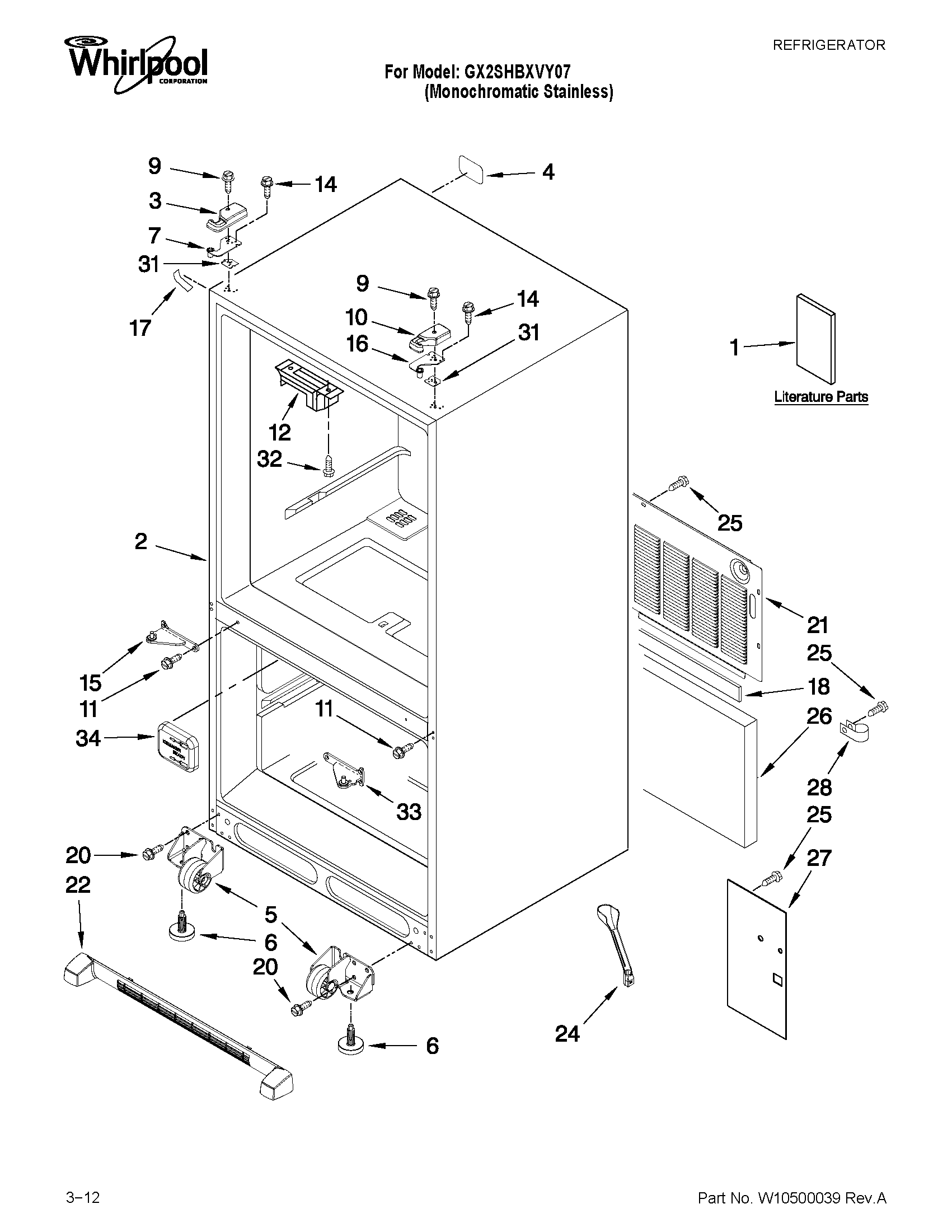 Cabinet parts