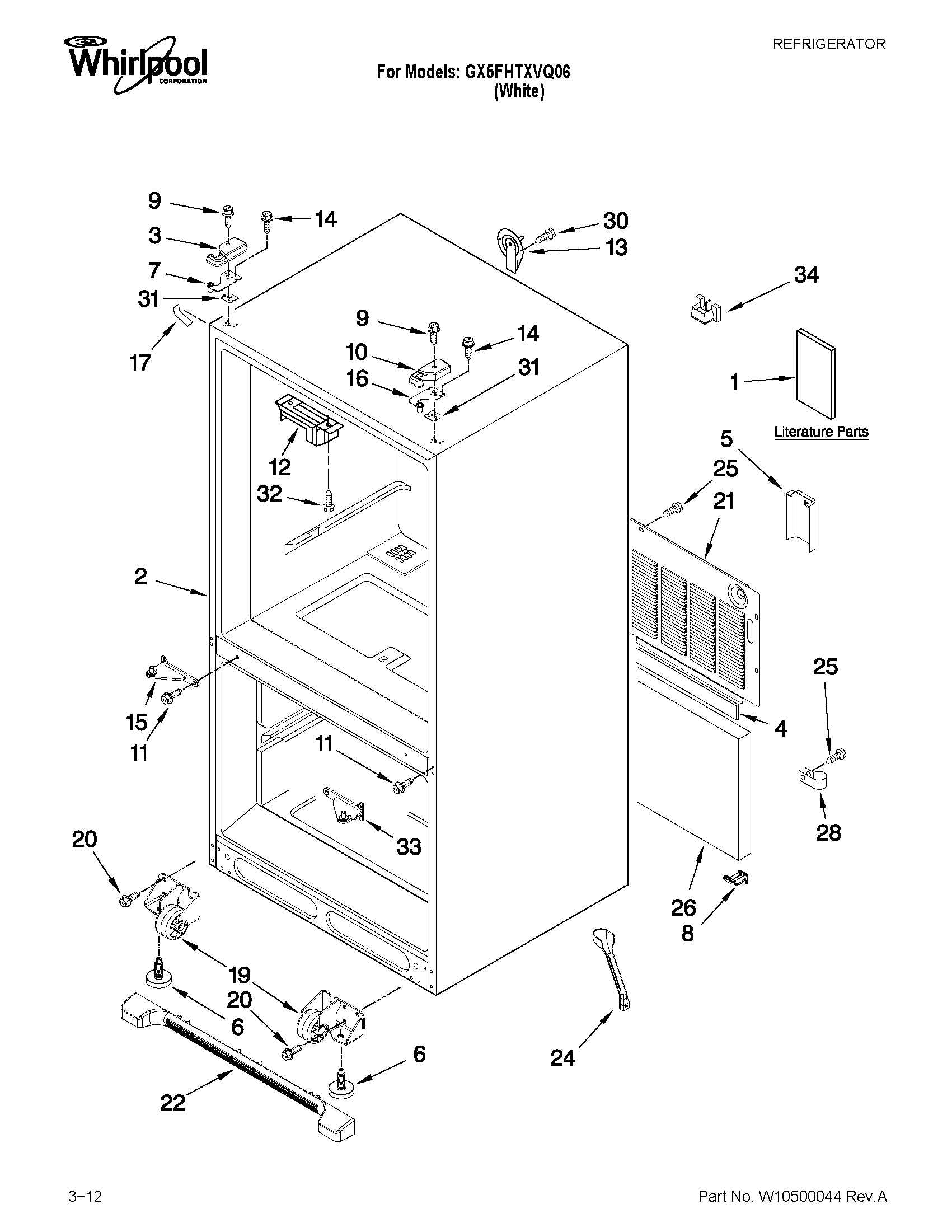 CABINET PARTS