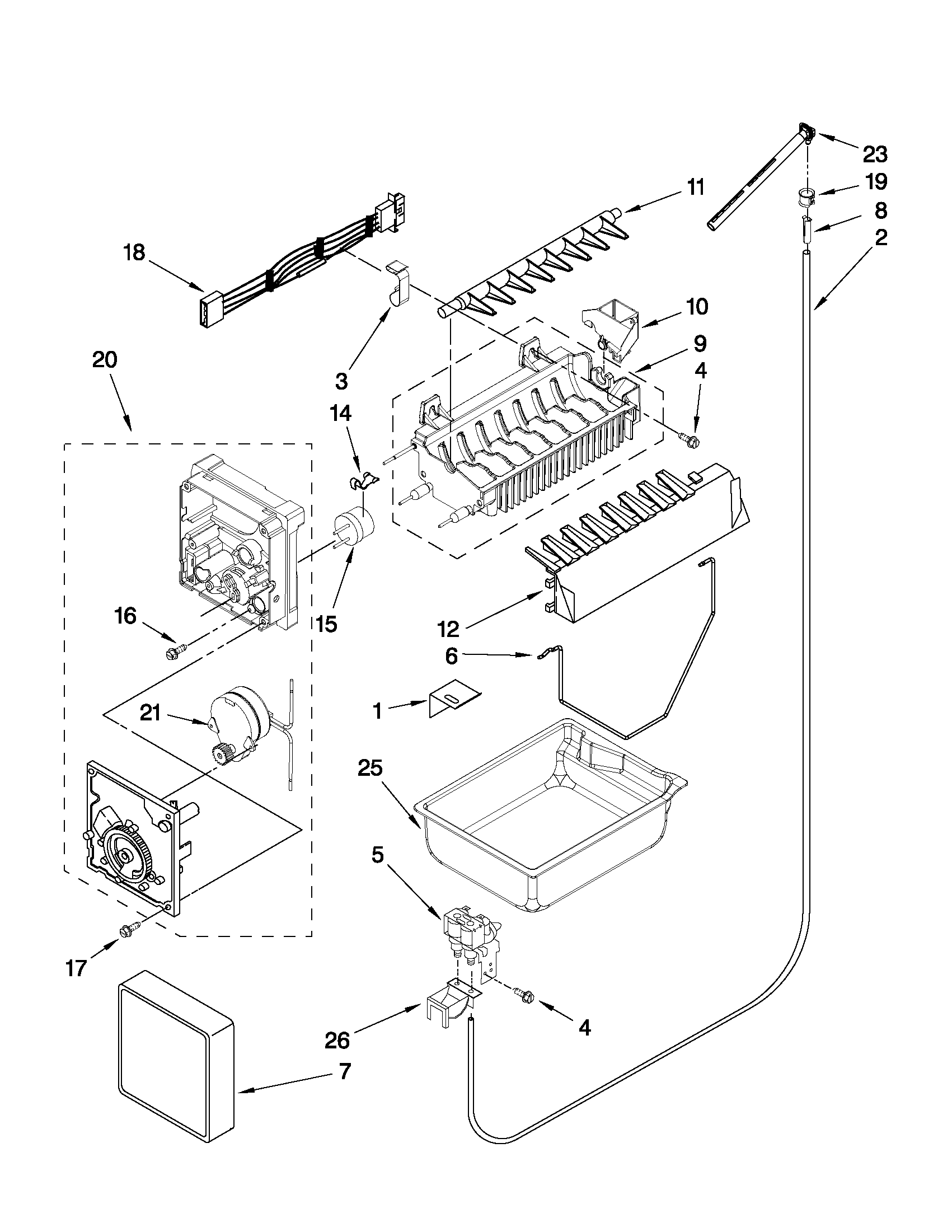 Icemaker parts