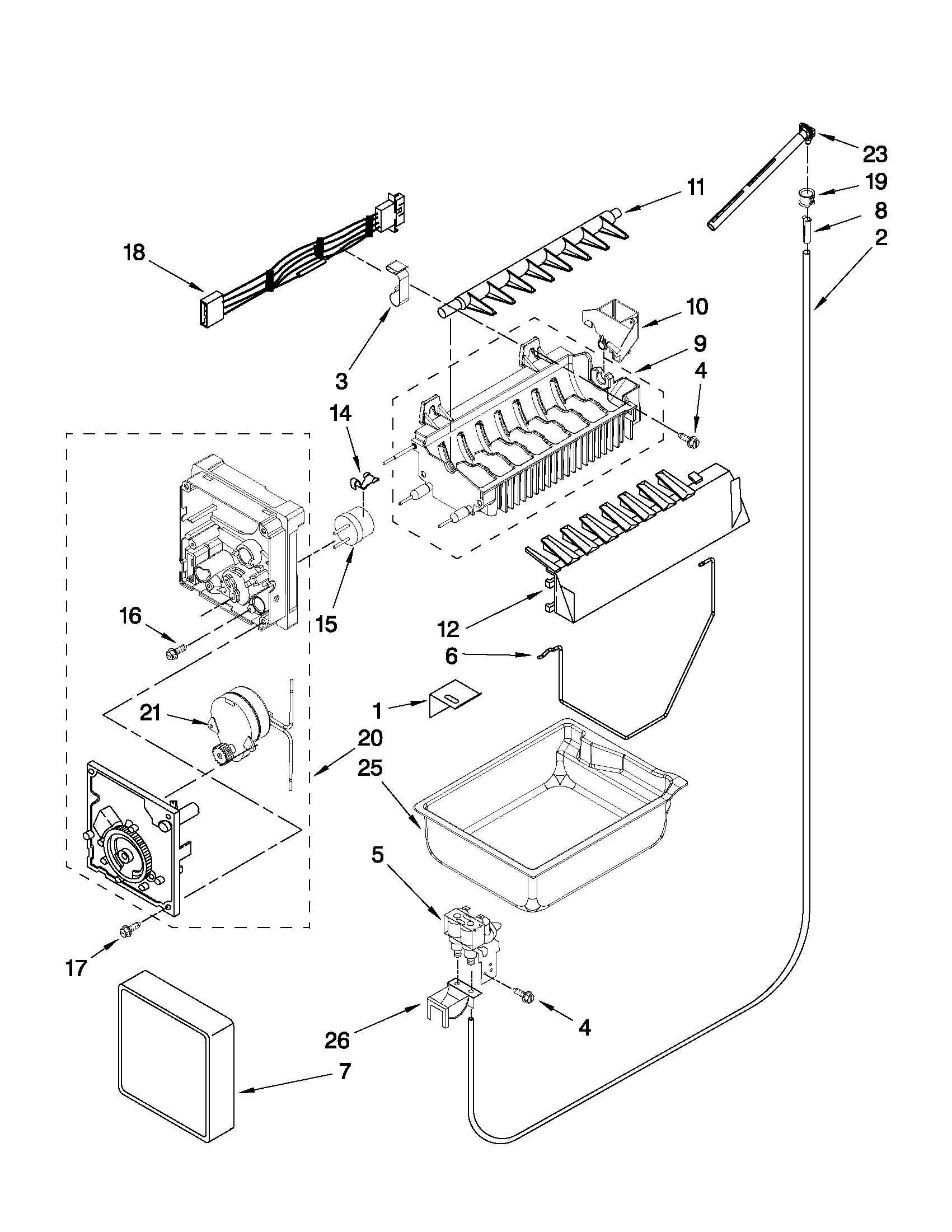 Icemaker parts