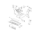 Whirlpool WMH1164XWS4 interior and ventilation parts diagram