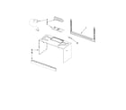 Whirlpool WMH1164XWS4 cabinet and installation parts diagram