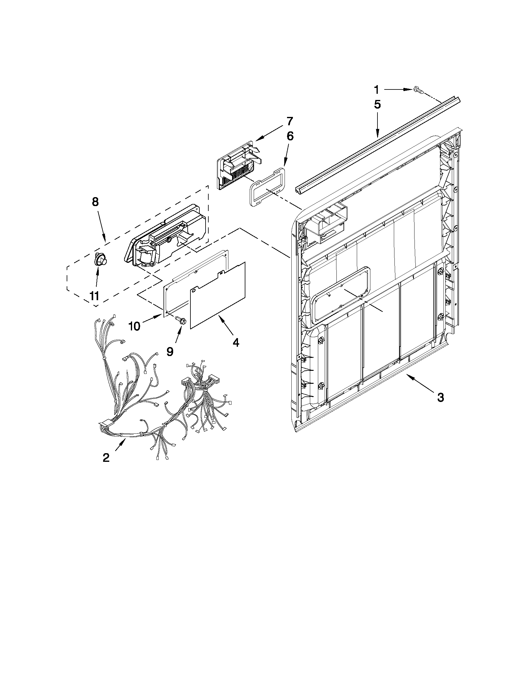 Inner door parts