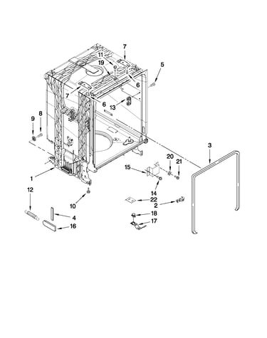 Tub and frame parts