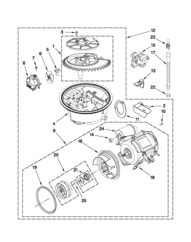 Pump and motor parts