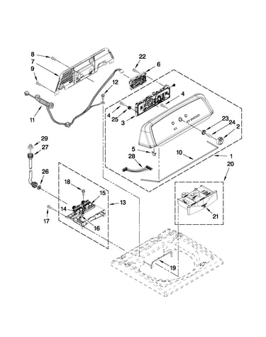 Console and dispenser parts