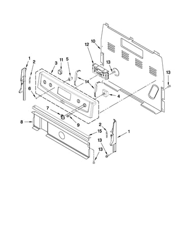 Control panel parts