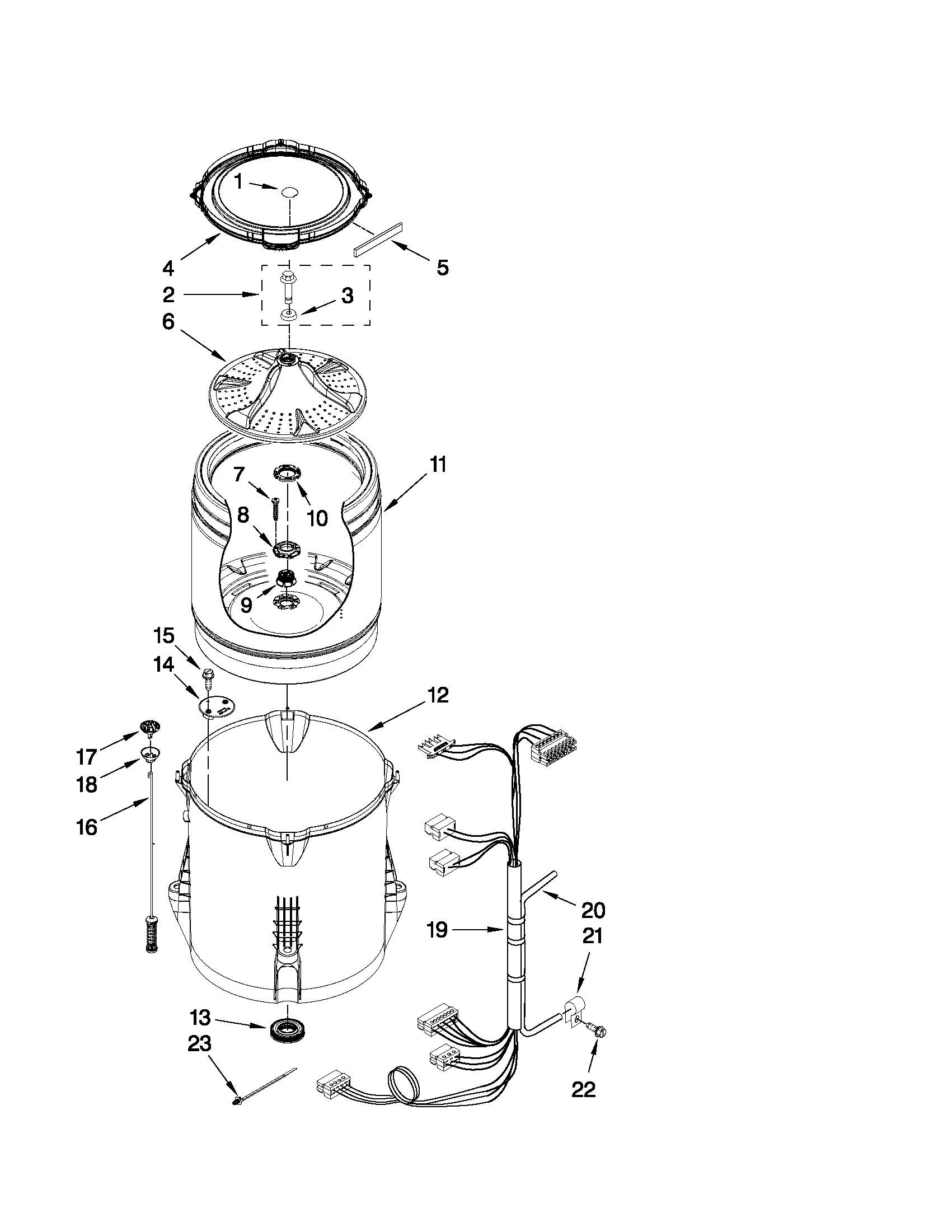 BASKET AND TUB PARTS