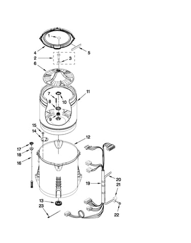 Basket and tub parts