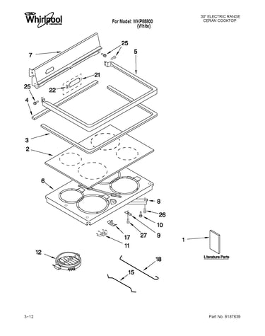 Cooktop parts