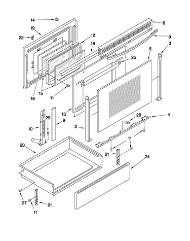 Door and drawer parts