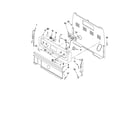 Whirlpool WFE321LWS0 control panel parts diagram