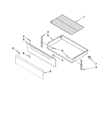 Drawer & broiler parts