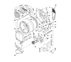 Whirlpool WGD9470WW3 bulkhead parts diagram