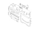 Maytag MGR7662WS0 control panel parts diagram