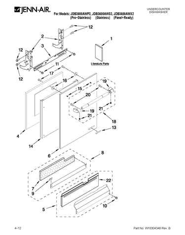 Door and panel parts