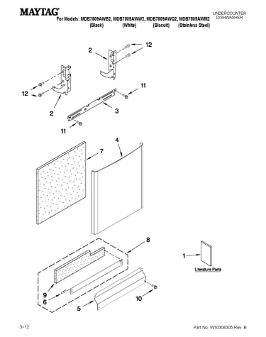 Door and panel parts