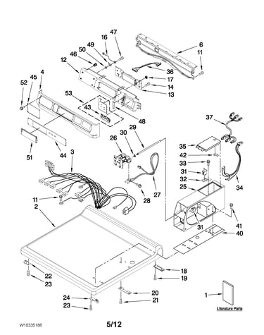 Top and console parts