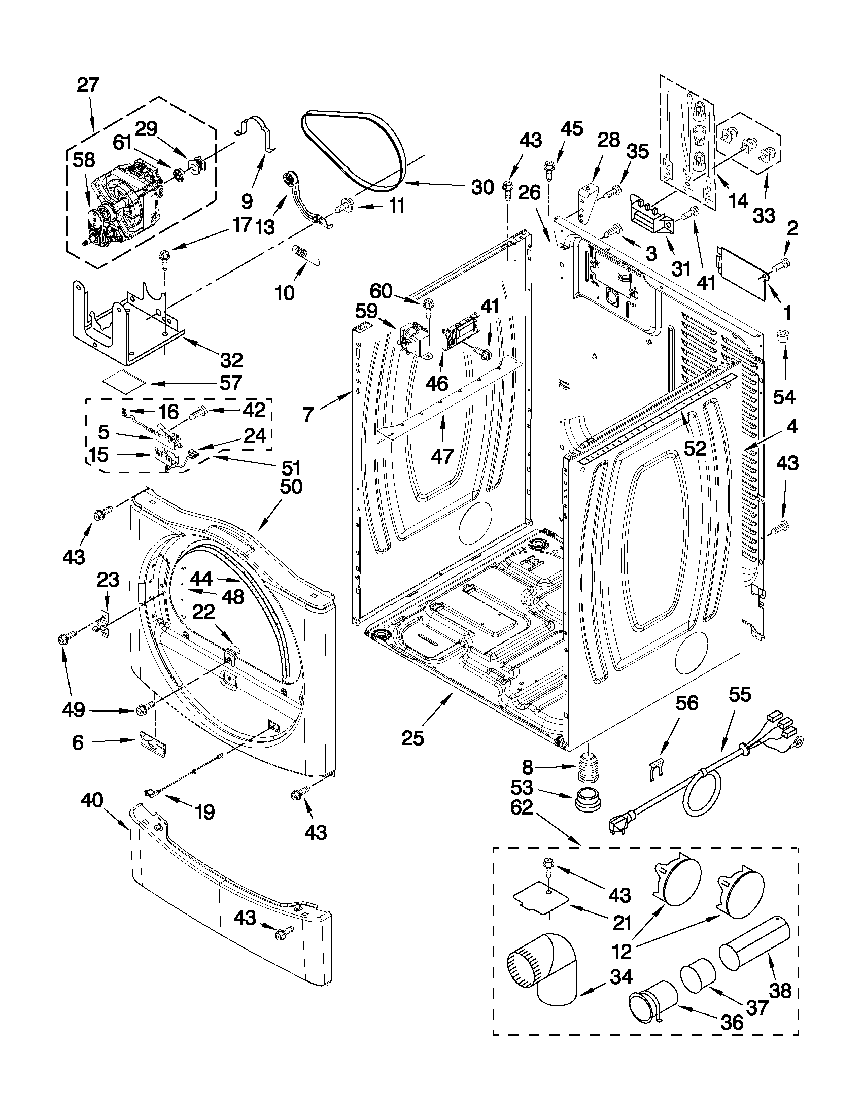 Cabinet parts