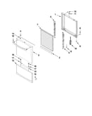 Oven door and drawer parts
