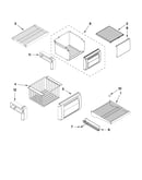 Freezer shelf parts