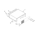 Top grille and unit cover parts