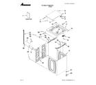 Amana NTW4610YQ0 top and cabinet parts diagram