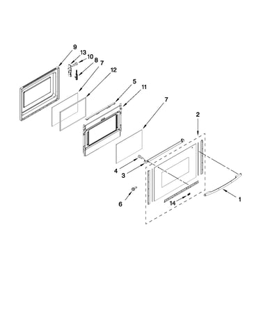 Lower door parts
