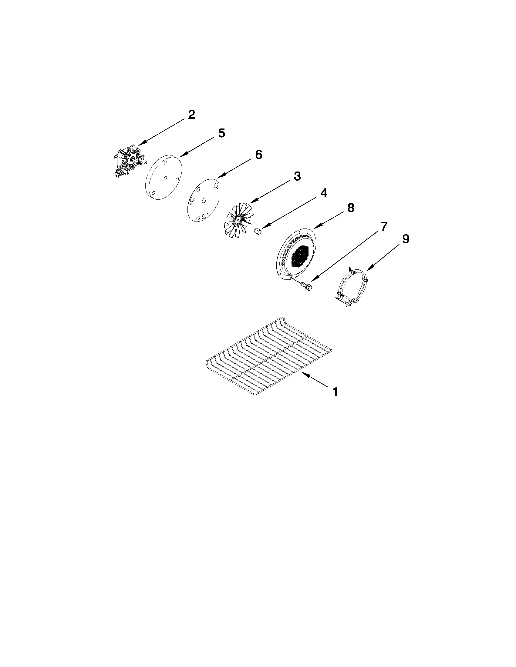 Internal oven parts
