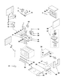 Cabinet and stirrer parts