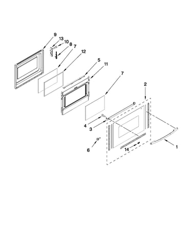 Lower door parts