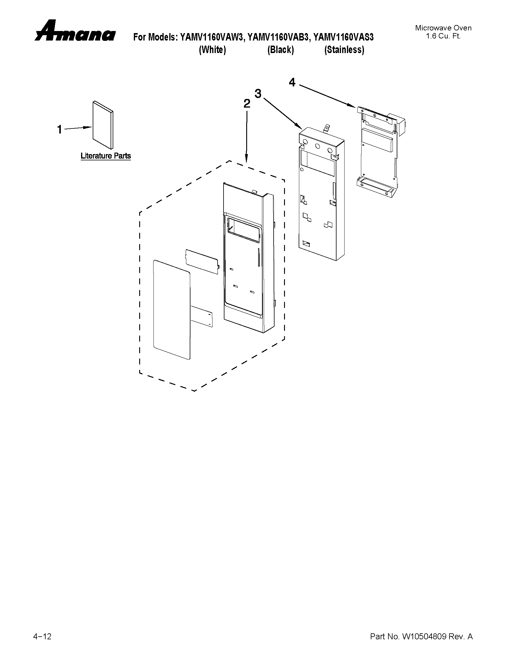 Control panel parts
