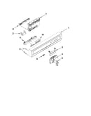 Control panel and latch parts