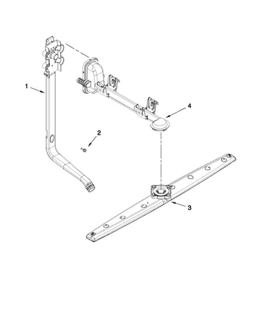 Upper wash and rinse parts