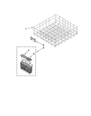 Lower rack parts