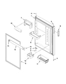 Refrigerator door parts