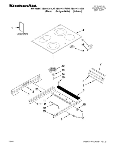 Cooktop parts