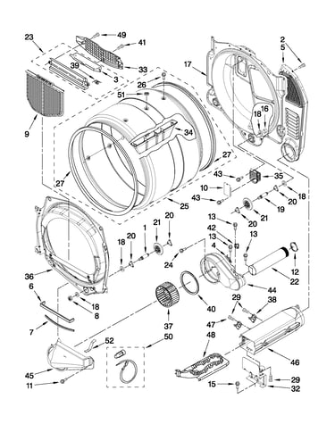 Bulkhead and blower parts