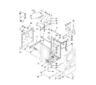 Whirlpool CET8000XQ0 washer cabinet parts diagram