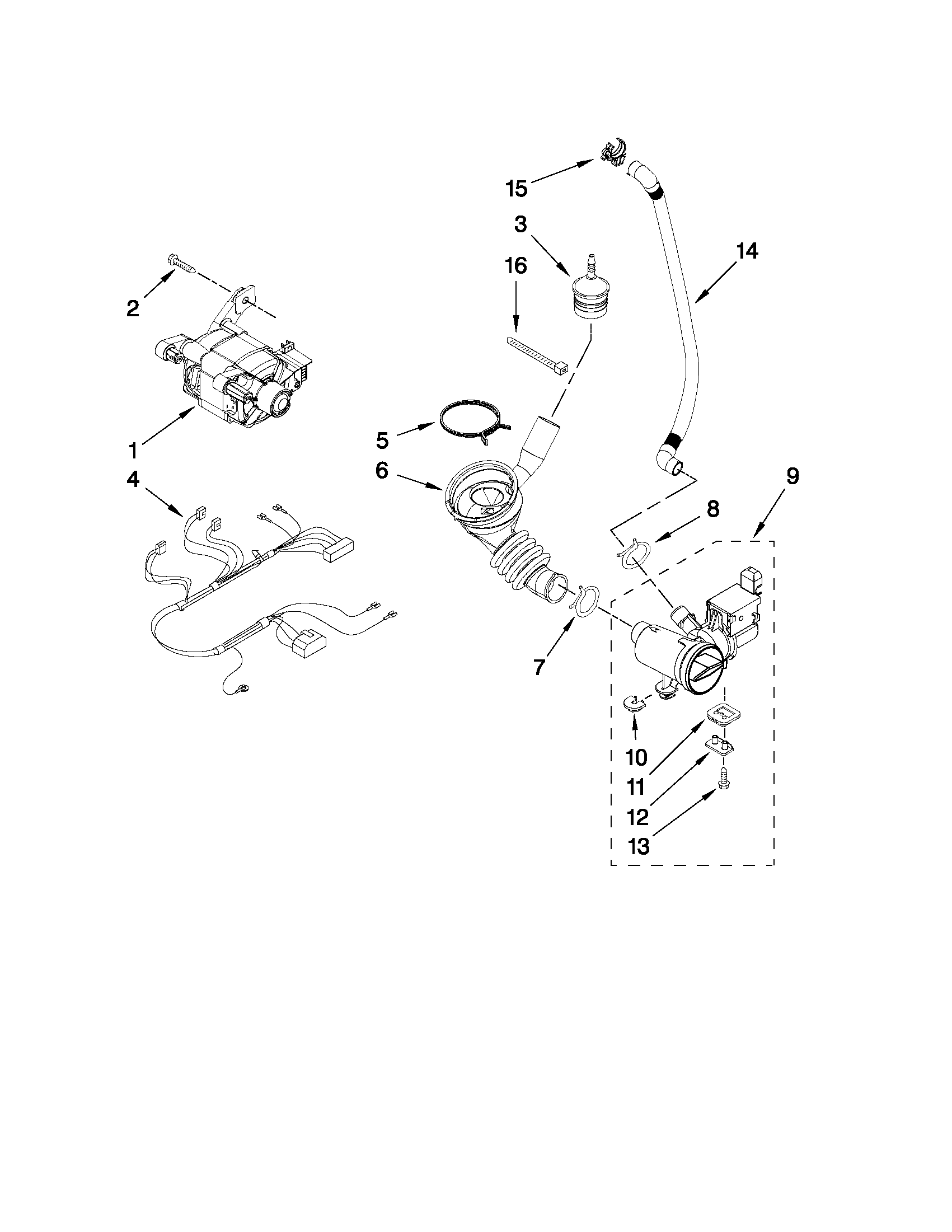 Pump and motor parts