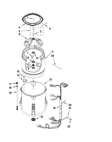 Basket and tub parts