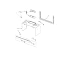 Whirlpool WMH73L20AS0 cabinet and installation parts diagram