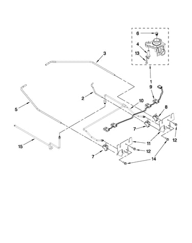 Cooktop burner parts