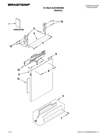 Door and panel parts
